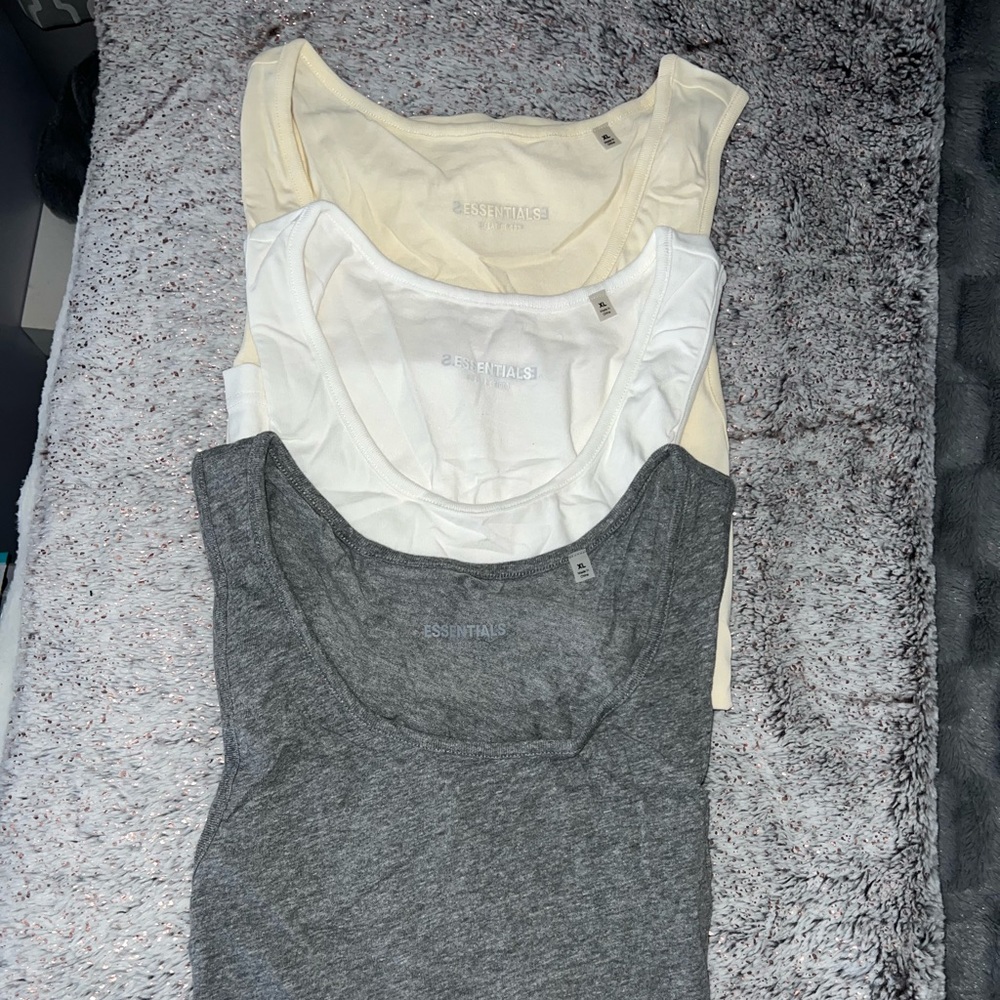 Essentials Fear of God Tank Top 3-pack multi color
